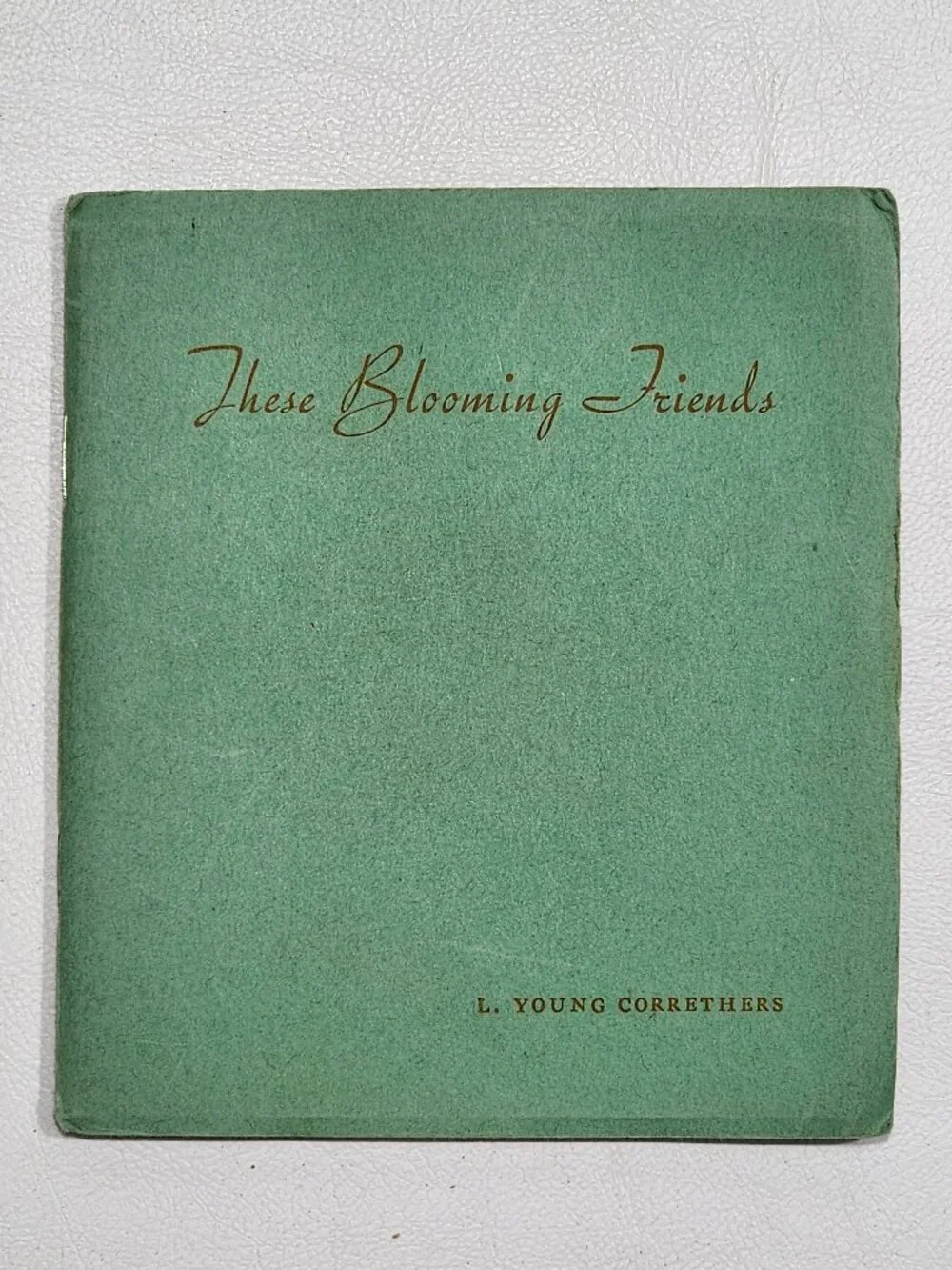 1ST ED These Blooming Friends: A Little Book of Blooming Scandal by Correthers